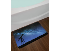 Milky Way Nİght Galaxy Bath Mat