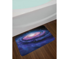 Nebula in Outer Space Bath Mat