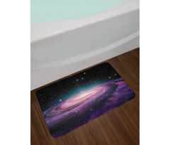 Galaxy in Outer Space Bath Mat