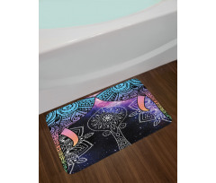 Space Galaxy with Milky Way Bath Mat