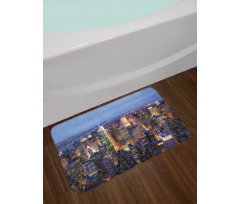 Aerial View of NYC Bath Mat
