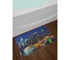 NYC Midtown Skyline Bath Mat