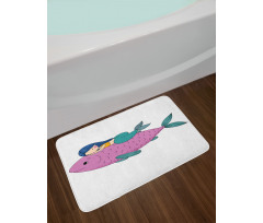 Baby Fish Kids Nursery Bath Mat
