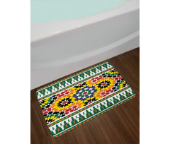 Vibrant Pattern Bath Mat