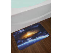 Mystical Earth Landscape Bath Mat