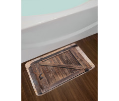 Vintage Sliding Door Bath Mat