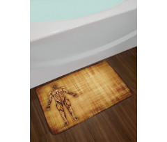 Human Body Style Bath Mat