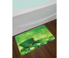 Lucky Shamrock Bath Mat