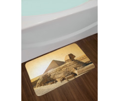 Egptian Pyramids Bath Mat