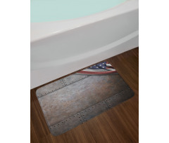 USA Iron Armor Plaque Bath Mat