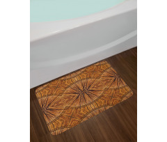 Eastern Bamboo Pattern Bath Mat