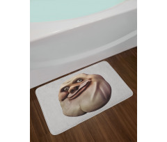 Awkward Meme Ugly Face Bath Mat