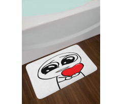 Lover Romance Meme Bath Mat