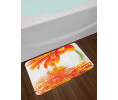 Sun Flower Reflection Bath Mat