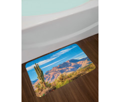 Landscape of Mountain Bath Mat