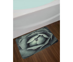 Flourishing Grey Cactus Bath Mat