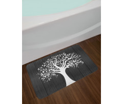 Tree with Many Leaves Bath Mat