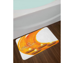 Diwali Candle Celebrate Bath Mat