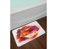 Brushstroke Candle Bath Mat