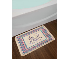 Inspirational Aztec Art Bath Mat