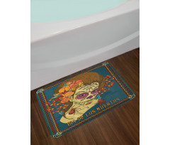 Girl Roses Hearts Bath Mat