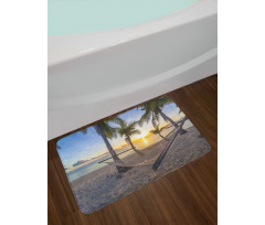 Paradise Beach Palms Bath Mat