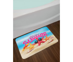 Inspirational Beach Bath Mat