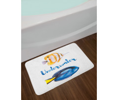 Pacific Tang Fish Bath Mat