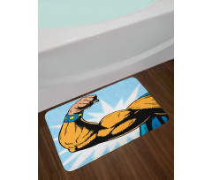 Cartoon Superheros Power Bath Mat