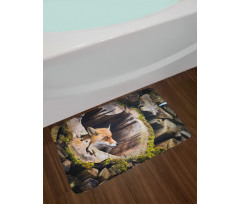 Exotic Furry Creature Bath Mat