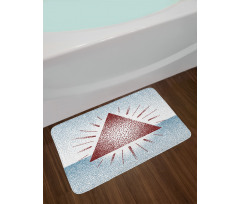 Dots Retro Pyramid Bath Mat