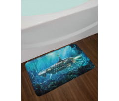 Science Fiction Submarine Bath Mat