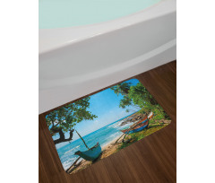 Tropical Ocean Scenery Bath Mat
