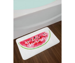 Motivation Words Paint Bath Mat