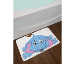 Baby Elephant Children Bath Mat