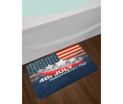 Stripe Patriotic Design Bath Mat