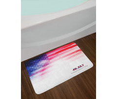 Grunge Flag Art Bath Mat