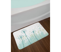 Floral Botany Blooms Bath Mat