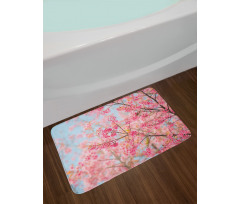 Japanese Sakura Cherry Bath Mat