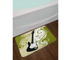 Electric Bass Guitar Bath Mat