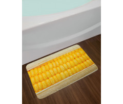 Corn Stem with Raindrops Bath Mat