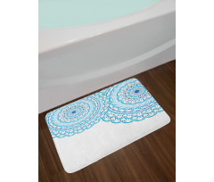 Wedding Invitation Lace Bath Mat