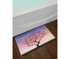 Sunset Rise Morning Scene Bath Mat