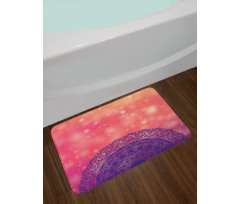 Folk Motif Bath Mat