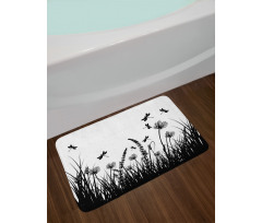 Grass Bush Meadow Spring Bath Mat