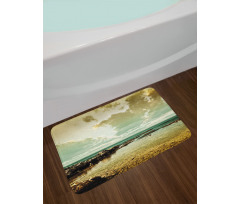 Ocean Island Scenery Bath Mat