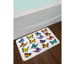 Colorful Wings Spring Bath Mat