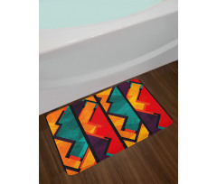 Geometric Modern Design Bath Mat