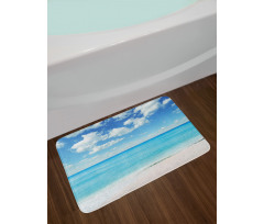 Exotic Beach Vivid Sky Bath Mat