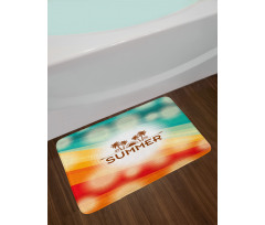 Palm Tree Sun Holiday Bath Mat